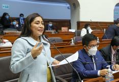 Kelly Portalatino: Bancada de Perú Libre votará a favor de censurar al ministro Geiner Alvarado