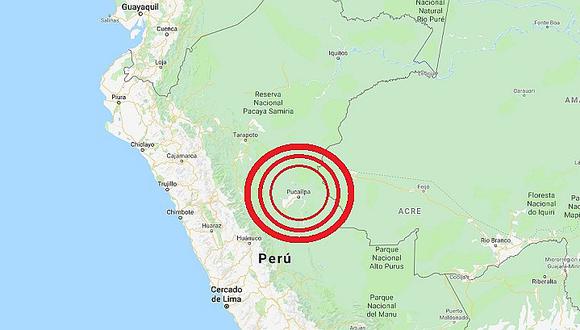 ​Ucayali: sismo de magnitud 4.1 se registró en Pucallpa
