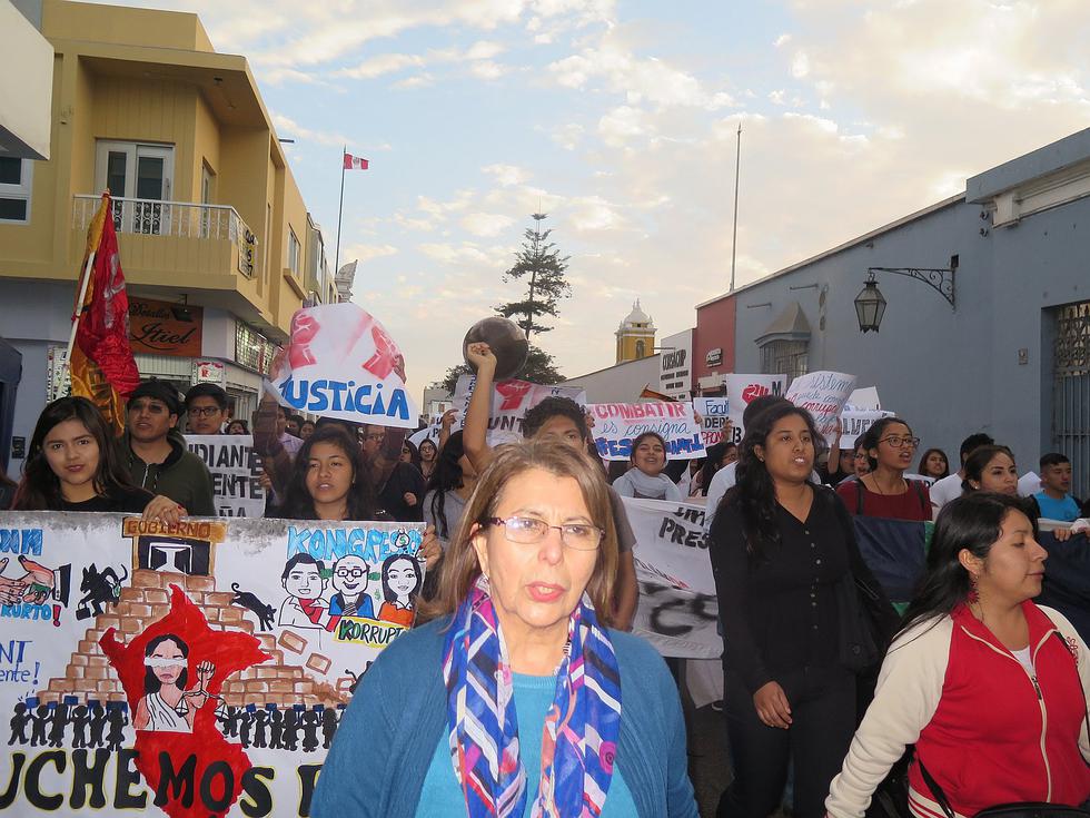 Trujillanos marchan contra la corrupción de funcionarios (VIDEO) 