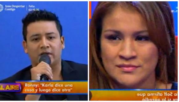 Ronny García califica de "bipolar" a Karla Solf en vivo (VIDEO)