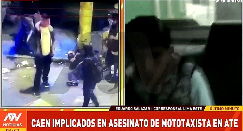 Detienen a dos implicados en el asesinato a mototaxista en Ate (VIDEO) 