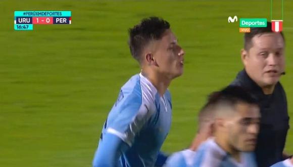 El primer gol de Uruguay que abre el partido ante Perú (VIDEO)