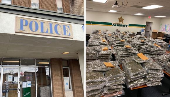 Son 350 kilos de marihuana que la policía del condado de Brevard encontraron en la calle. (Foto: Twitter @JenniferEmert / Facebook @BrevardCountySheriff)