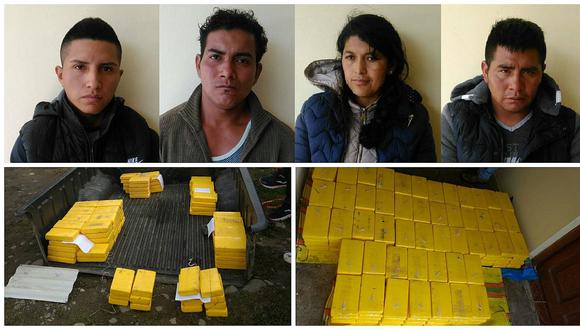 Duro golpe al narcotráfico: Banda cae con más de 200 kilos de cocaína 