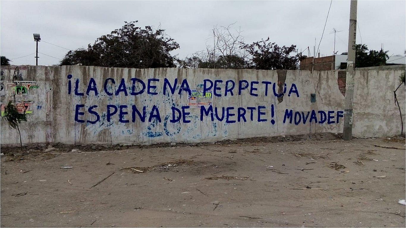 Aparecen pintas del Movadef, en Lambayeque