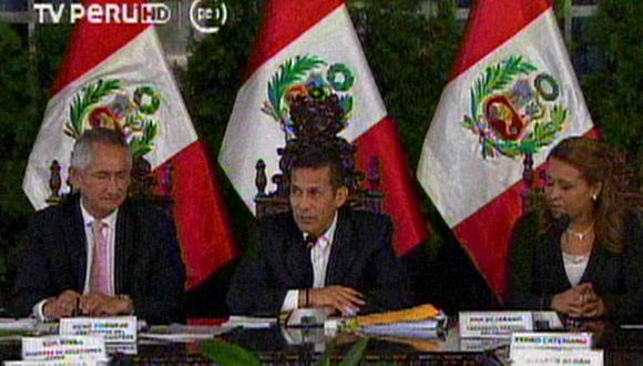 Humala insta a autoridades a no usar recursos en campaña electoral