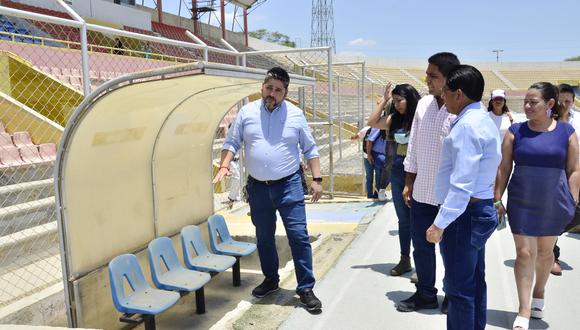 Antes sostuvo reunión de coordinación de autoridades e inspeccionaron estadio.