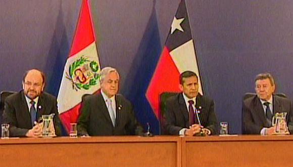Ollanta y Piñera afirman que respetarán el fallo de La Haya