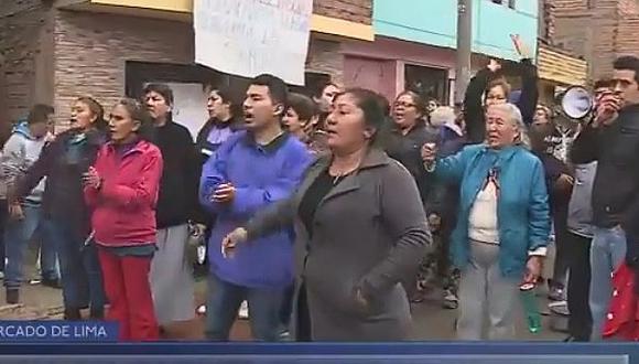 Propietarios de viviendas protestaron contra orden de desalojo en Cercado de Lima