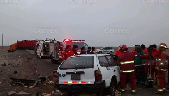 Arequipa:  Suboficial de la FAP fallece en accidente vehicular