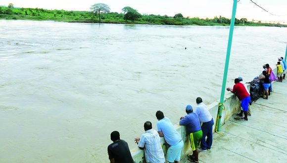 Registran incremento del caudal del río Tumbes