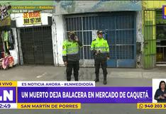 Balacera en SMP: sicarios disparan contra grupo de personas y matan a hombre en el mercado de Caquetá