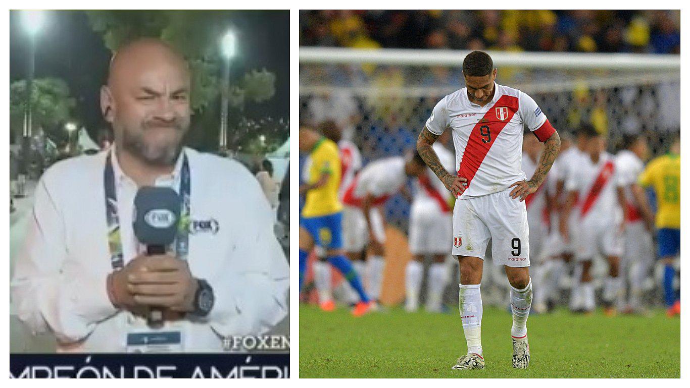 ​Peter Arévalo se quiebra durante transmisión en vivo por derrota de Perú en la Copa América (VIDEO)