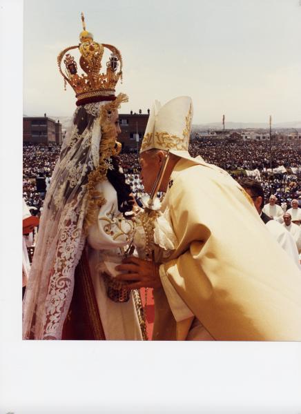 Recordando al papa Juan Pablo II en Arequipa
