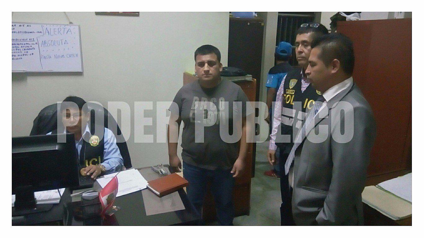 Investigado por el caso "Los Pistoleros de Casma" se entrega a la Policía 