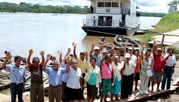 L​oreto: Más de 900 adultos mayores de comunidades nativas cobraron Pensión 65