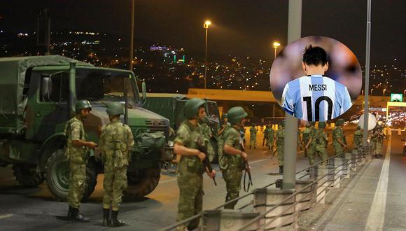 Lionel Messi se salvó de estar en intento de golpe de Estado en Turquía