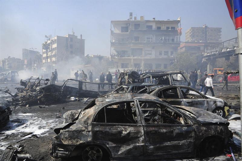 Siria: Impacto de proyectil deja tres muertos