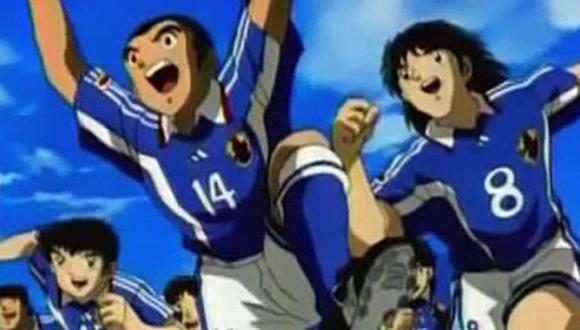 "Supercampeones" y la vez que presagiaron la victoria de Japón sobre Alemania. (Foto: Captura de video)