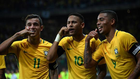Brasil aplastó 3-0 a Argentina que sigue fuera de la zona de clasificación
