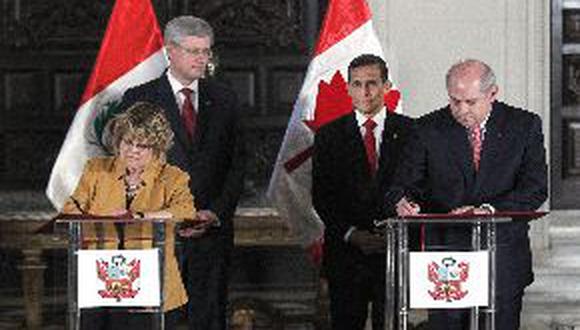 Perú y Canadá suscriben convenio en defensa