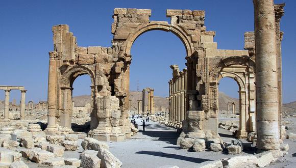 Estado Islámico destruye Arco de Triunfo de Palmira con 2.000 años de antigüedad (VIDEO)