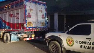 Ayacucho: Delincuentes roban camión cargado de abarrotes valorizado en 5 mil soles