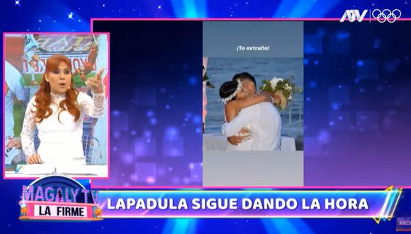 Magaly Medina volvió a referirse a Gianluca Lapadula en su programa. (Foto: Captura ATV).
