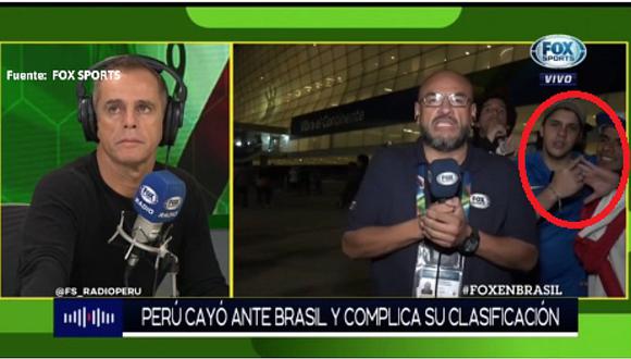 Hinchas brasileños se burlan de la derrota de Perú en plena transmisión en vivo de Fox Radio 