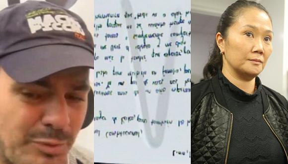 Mark Vito se quiebra en una entrevista por carta que envió su hija a Keiko Fujimori 