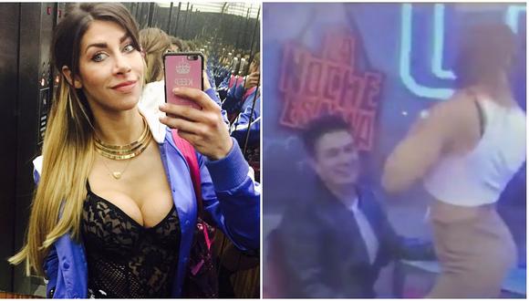 Xoana González le hizo sensual baile a Leonard León y así reaccionó su "pareja" (VIDEO)