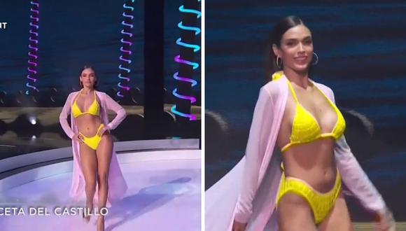 Así se vivió el desfile de bikini de los 21 semifinalistas del Miss Universo 2021. (Foto: Captura TNT).