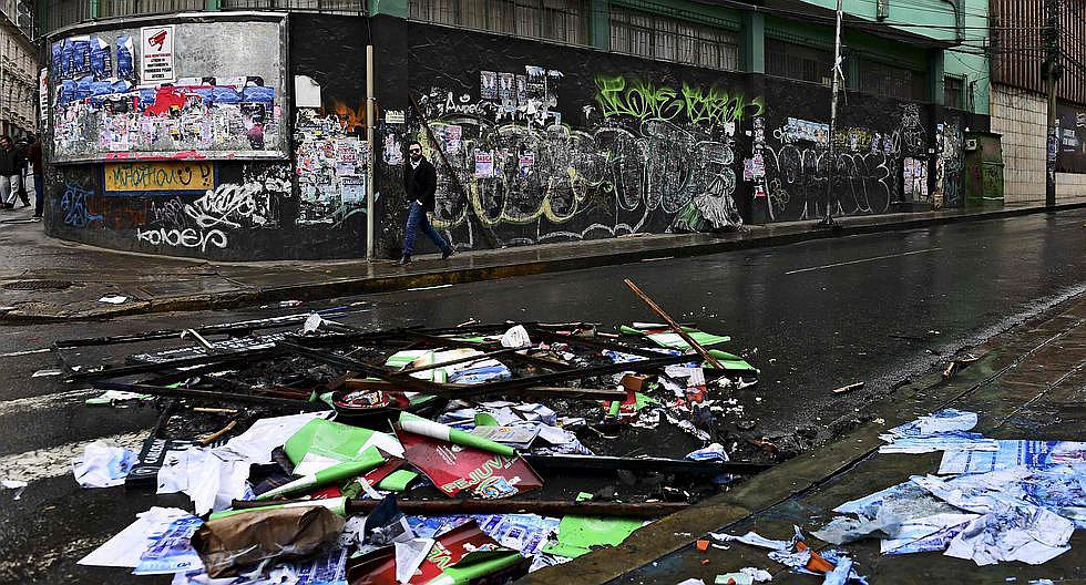 ​Tras el caos y la violencia por la decisión de Morales: así amaneció la capital boliviana (FOTOS)