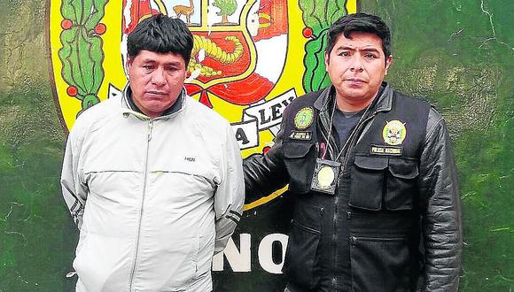 Puno: Policía detiene a acusado por extorsión solicitado en Arequipa