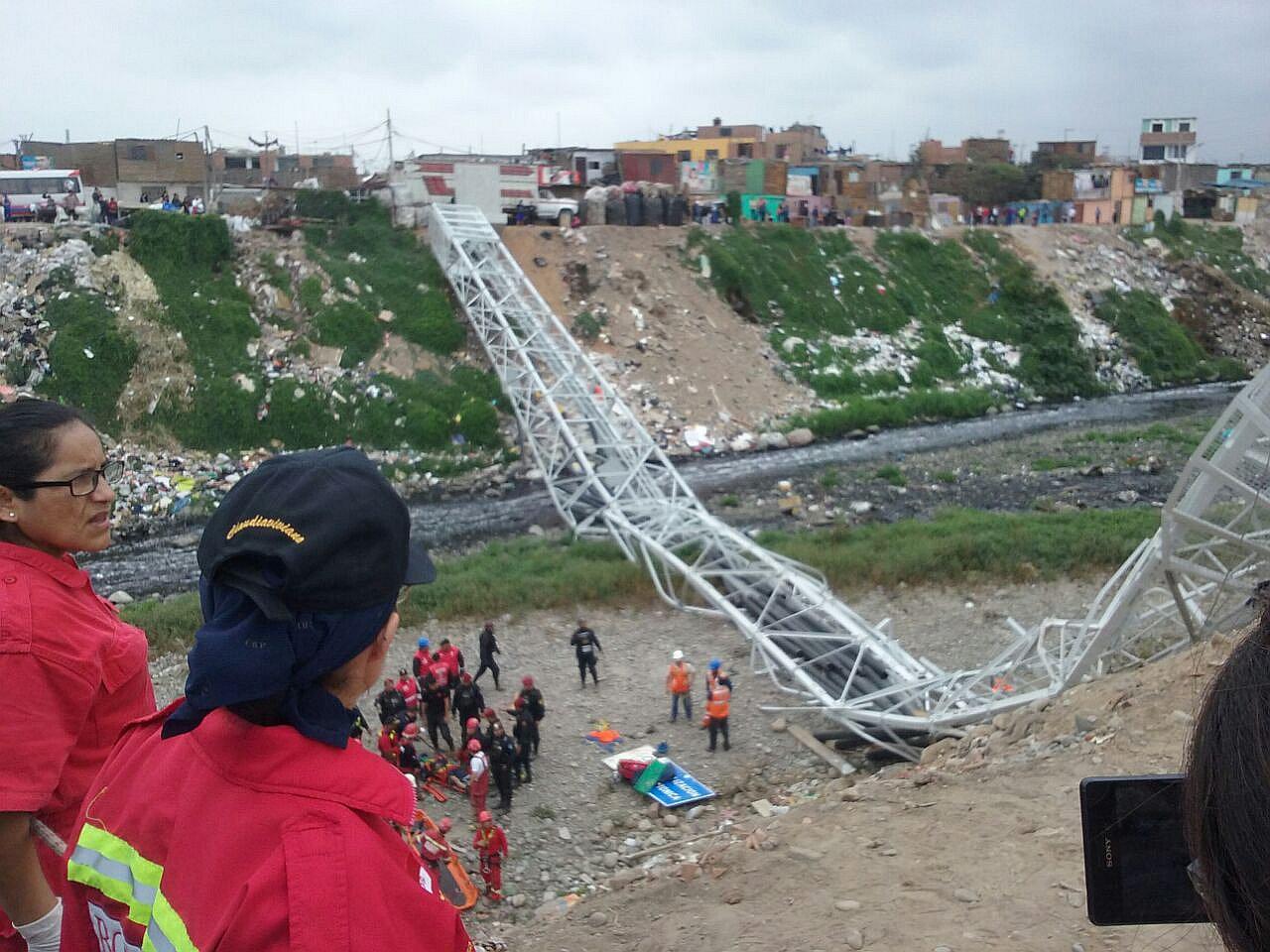 Edelnor: esto fue  lo que dijo tras caída de puente en el Callao