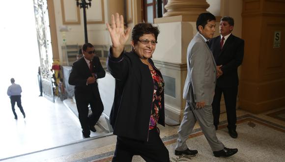 Rosario Paredes, congresista de Acción Popular, solicitó la reprogramación de la sesión por descanso médico.(Foto: GEC)