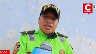 Huaraz: policía devuelve cerca de mil soles perdidos por una mujer en las calles (VIDEO)