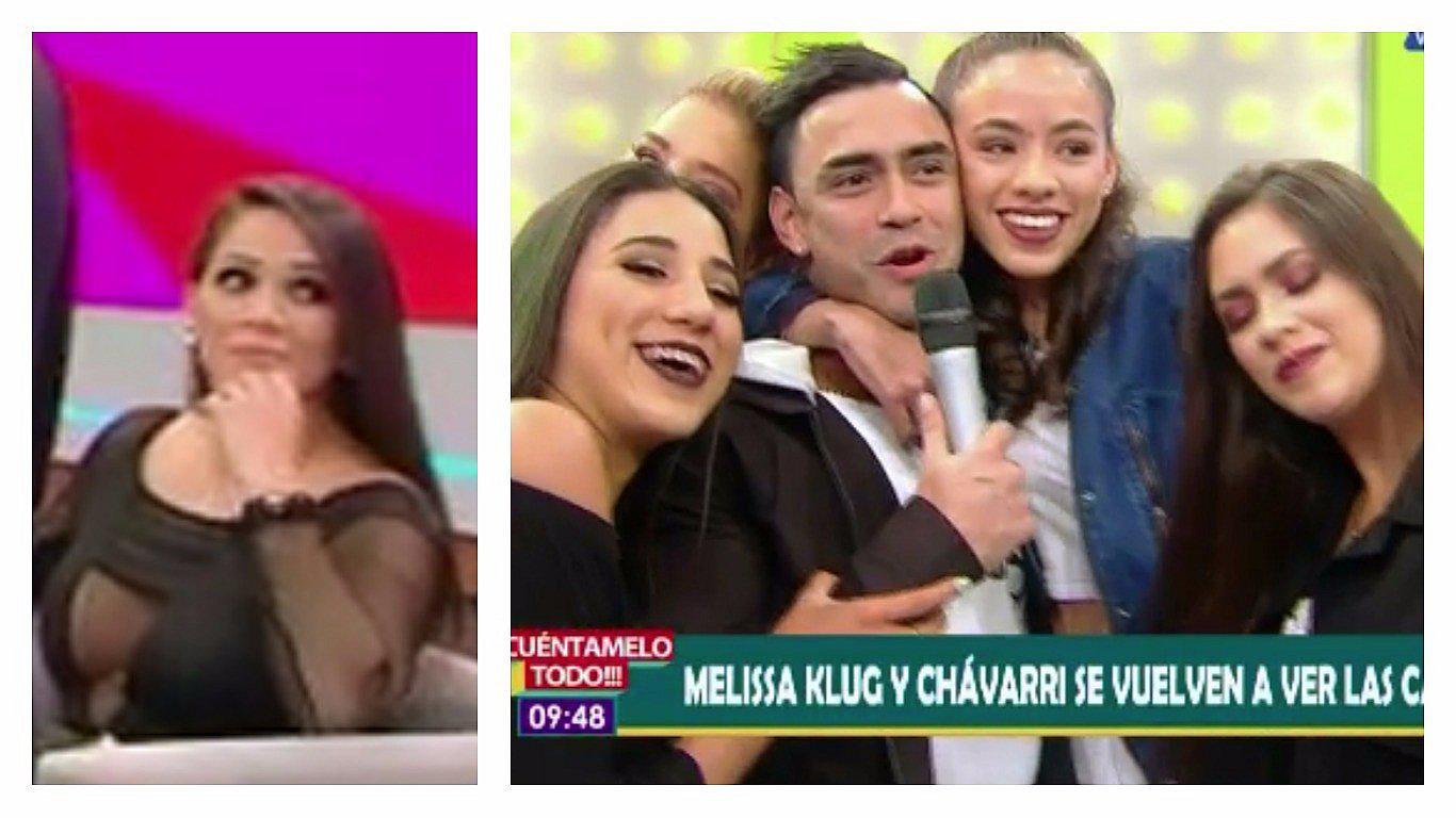 La reacción de Melissa Klug al ver a sus hijas abrazando a Diego Chávarri (VIDEO)