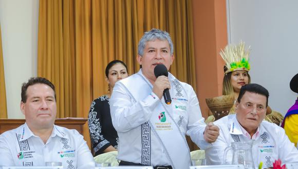 Antonio Pulgar, gobernador regional de Huánuco, es el flamante presidente de la Mancomunidad Regional Amazónica (MRA). / Foto: Cortesía