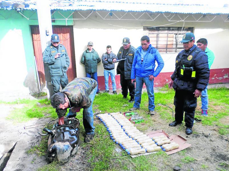 Detienen a 3 con 35 kilos de droga 