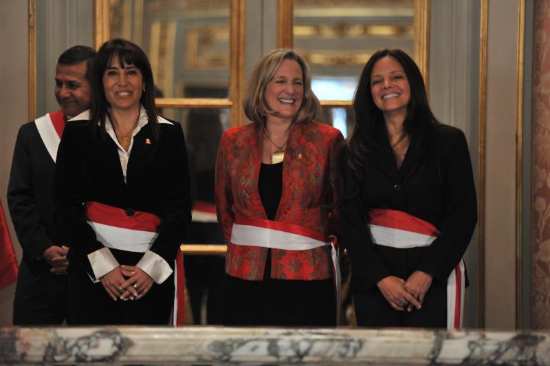 Juramentaron las flamantes ministras del Midis, Mincetur y Cultura