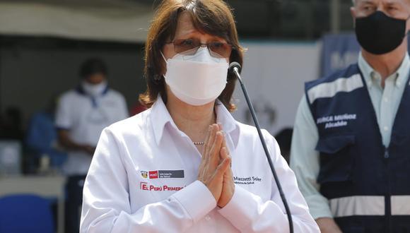 La ministra de Salud pidió un adecuado comportamiento respecto a la pandemia. (Presidencia)