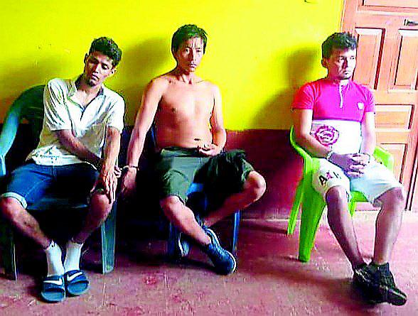 Un venezolano y dos peruanos causan pavor en Sandia