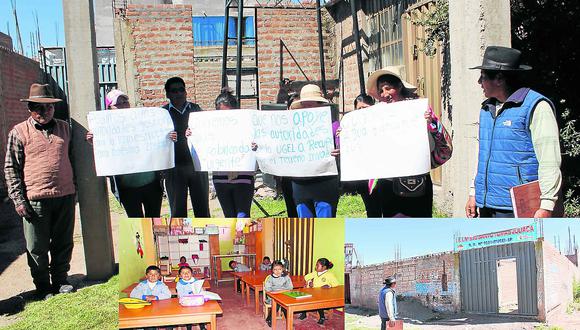 Niños de Juliaca reciben clases en vivienda alquilada 