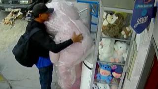 Chimbote: joven roba peluche valorizado en más de S/500 a puertas de San Valentín