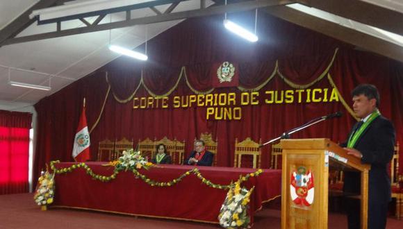 Decanos del Perú visitaron la Corte Superior de Justicia de Puno