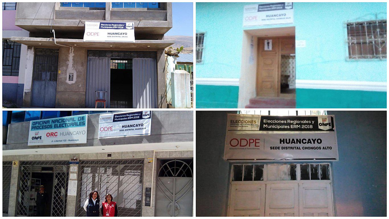 Odpe Huancayo habilita 45 sedes distritales en tres provincias 