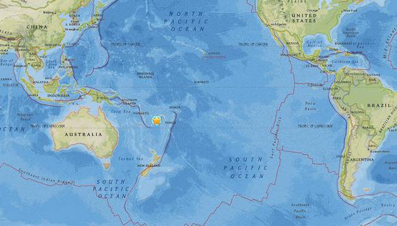 Terremoto de 7,2 grados sacudió la isla de Fiyi y emite alerta de tsunami