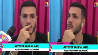 Mario Irivarren lloró antes de hablar sobre relación con Vania Bludau (VIDEO)