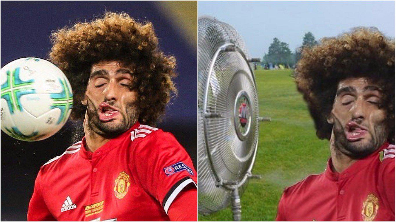 ​Manchester United: lluvia de memes tras pelotazo en el rostro que recibió Fellaini (FOTOS)